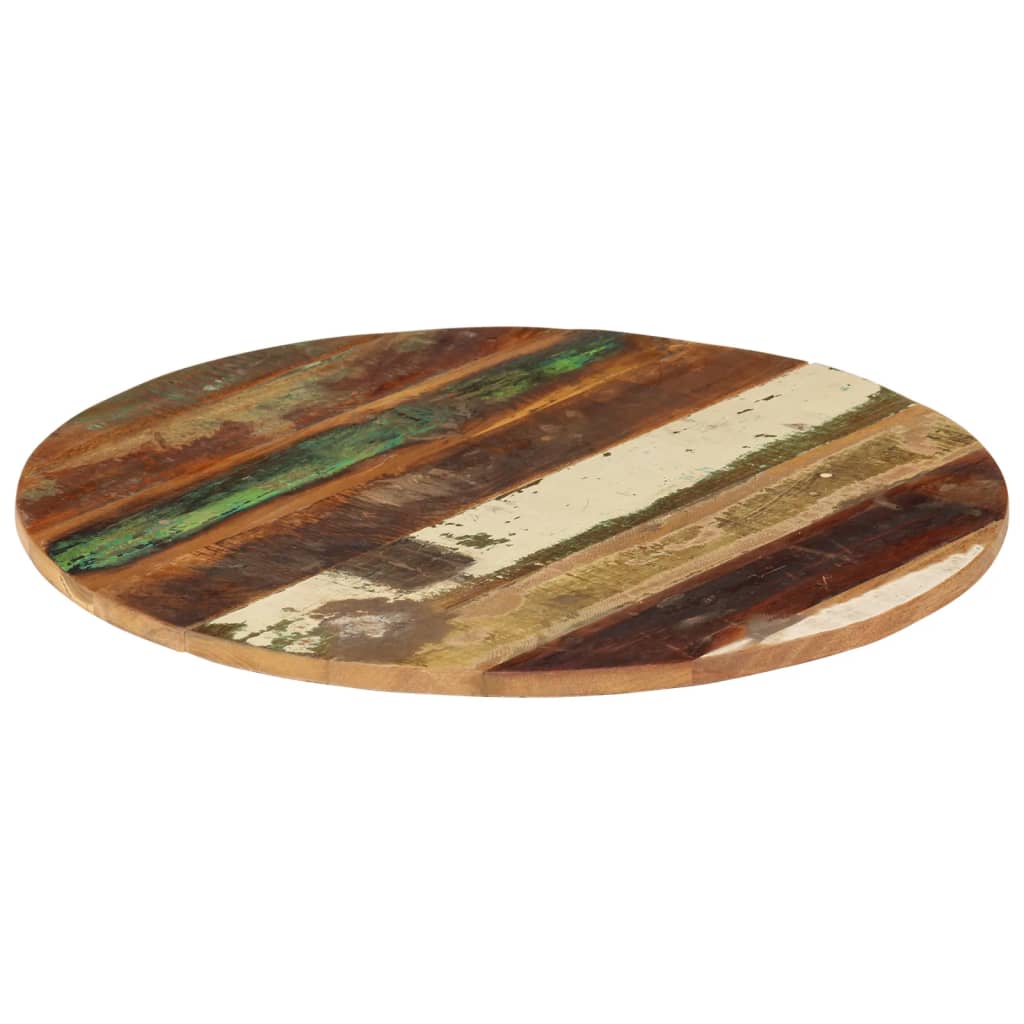 Blat de masă rotund, 60 cm, lemn masiv reciclat, 15-16 mm GartenMobel Dekor