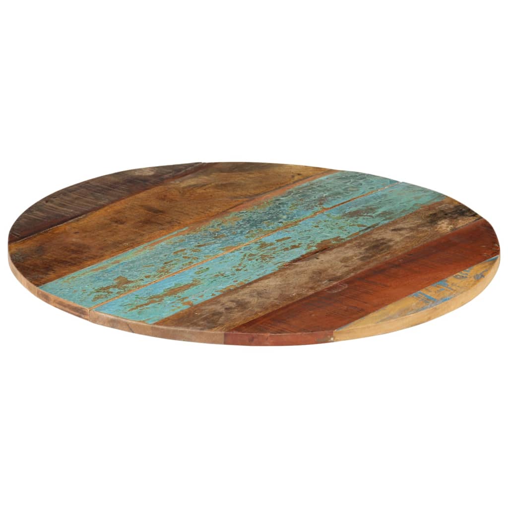 Blat de masă rotund, 60 cm, lemn masiv reciclat, 15-16 mm GartenMobel Dekor