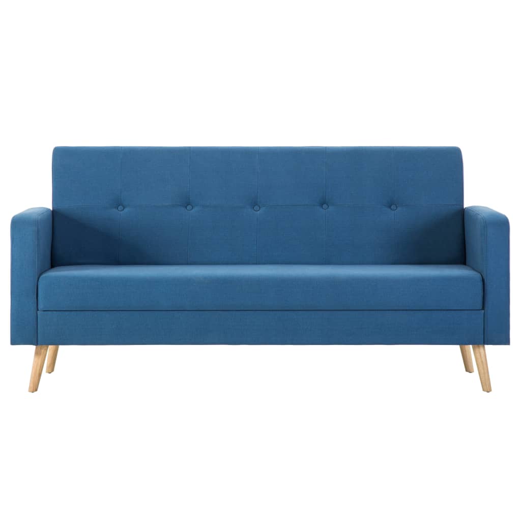 Canapea din material textil albastru GartenMobel Dekor