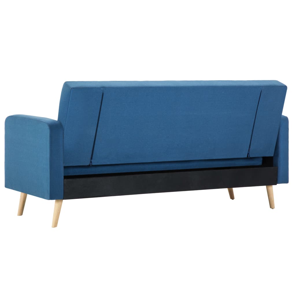 Canapea din material textil albastru GartenMobel Dekor