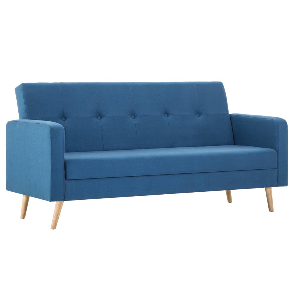 Canapea din material textil albastru GartenMobel Dekor