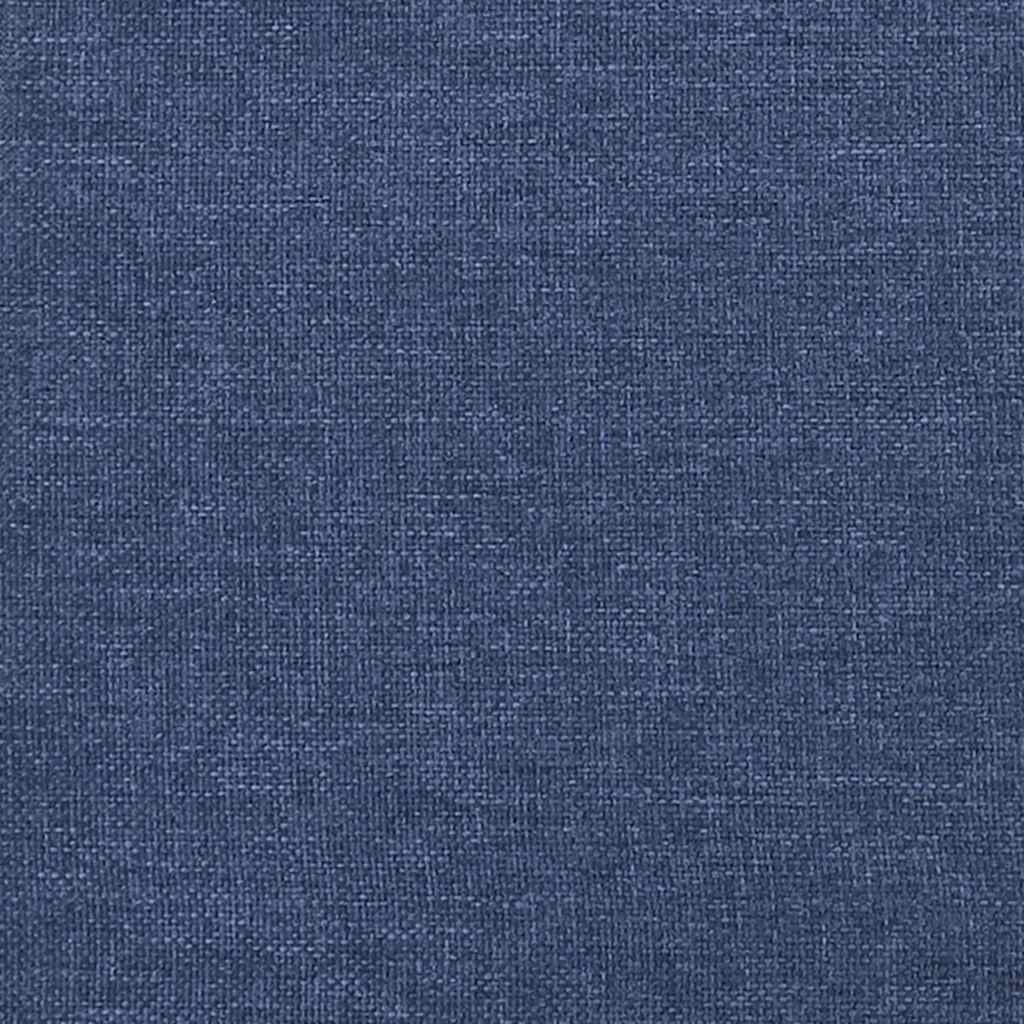 Pat box spring cu saltea, albastru, 120x190 cm, material textil GartenMobel Dekor