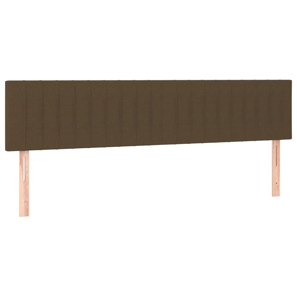Pat box spring cu saltea, maro închis, 120x190 cm, textil GartenMobel Dekor