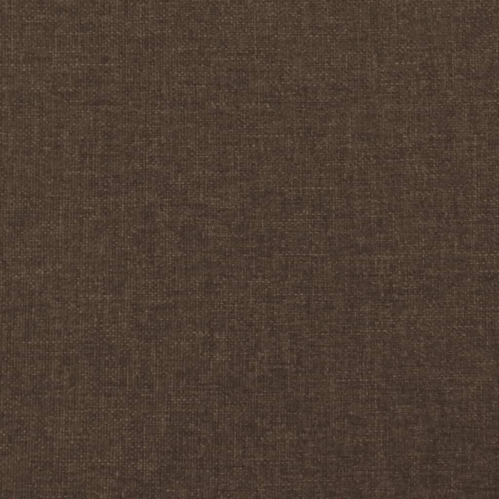 Pat box spring cu saltea, maro închis, 120x190 cm, textil GartenMobel Dekor