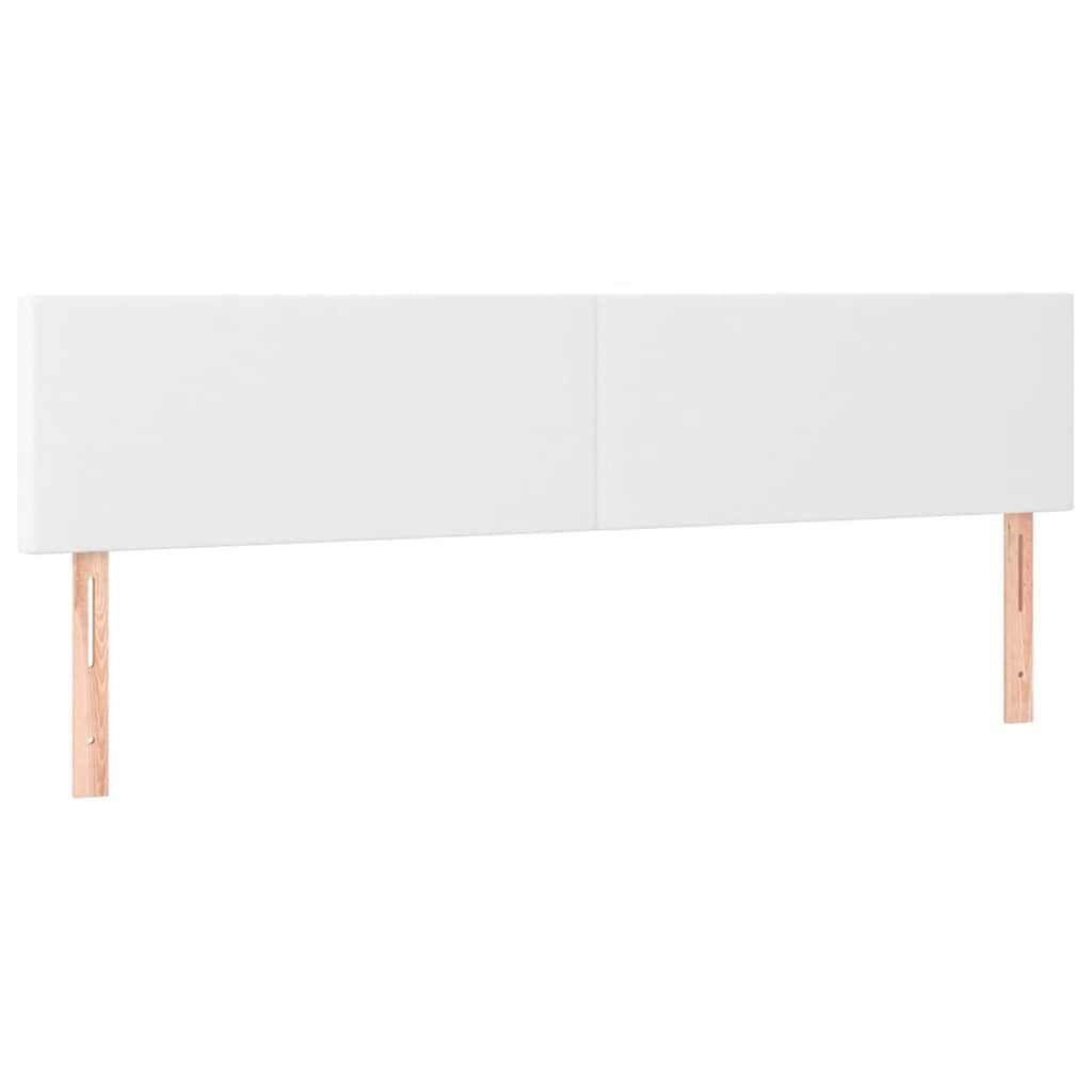 Pat box spring cu saltea, alb, 120x190 cm, piele ecologică GartenMobel Dekor