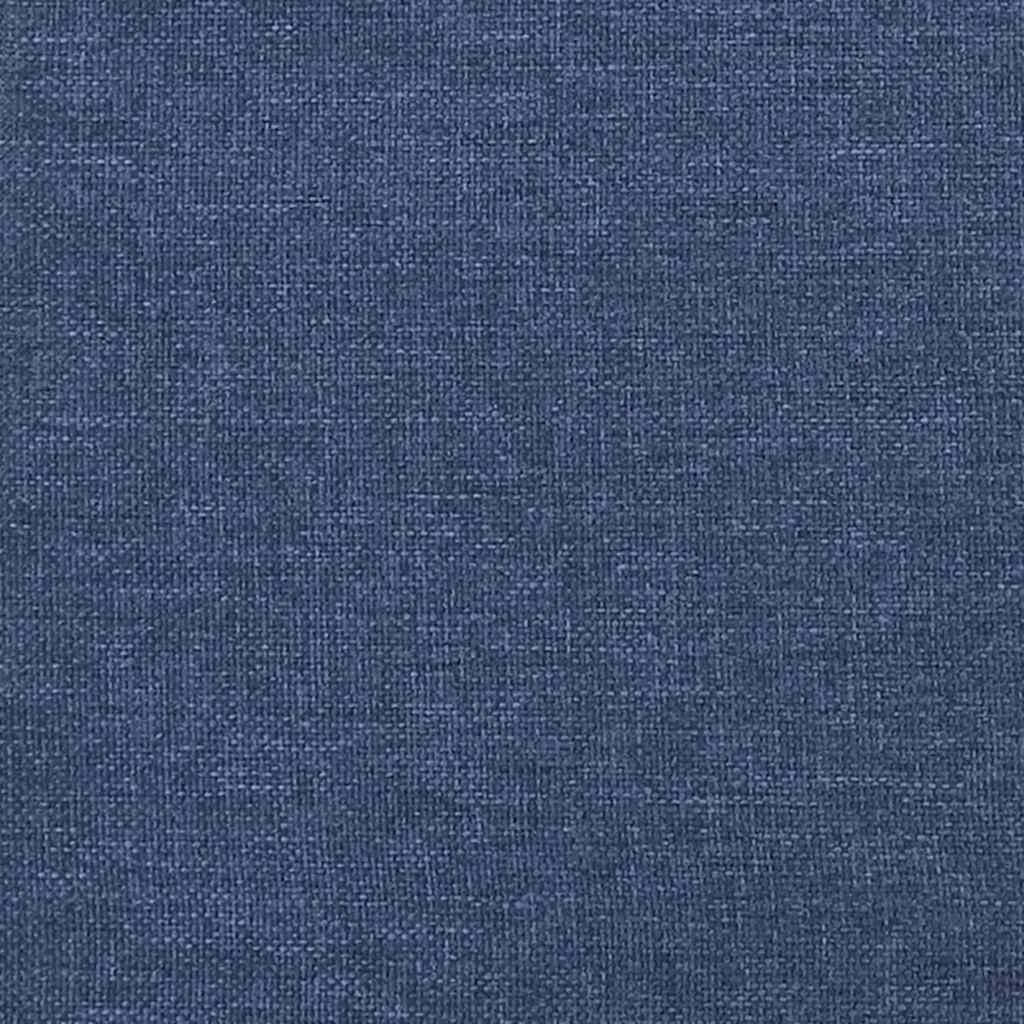 Pat box spring cu saltea, albastru, 120x190 cm, material textil GartenMobel Dekor
