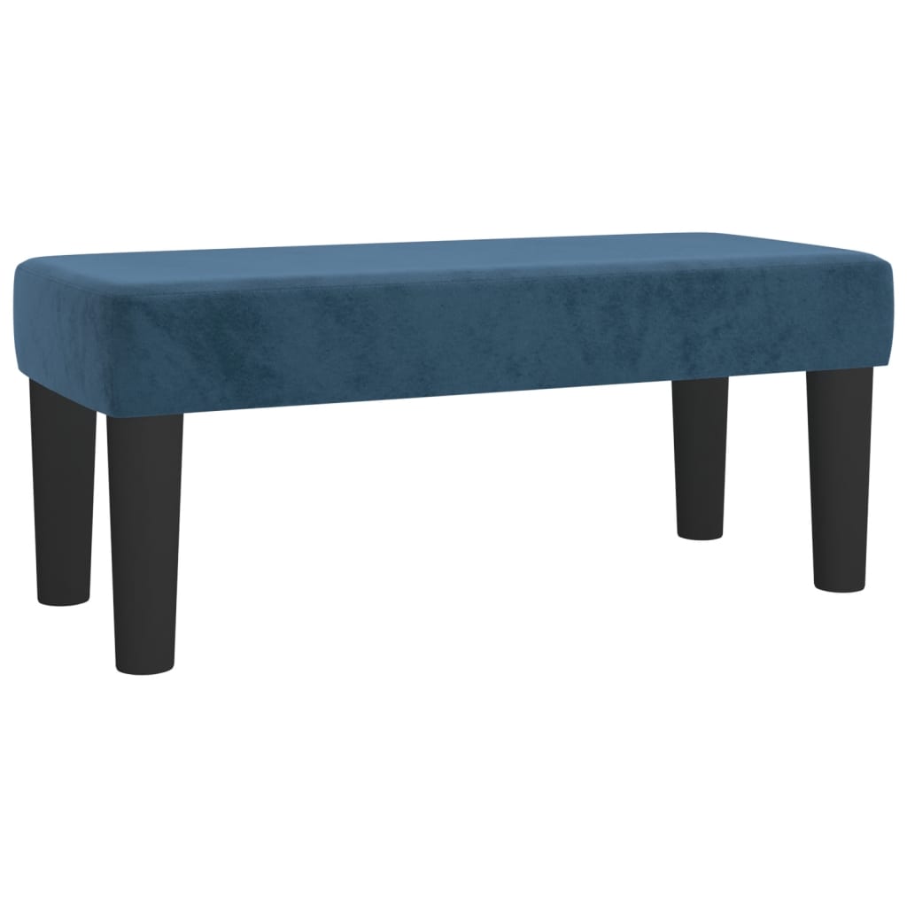 Pat box spring cu saltea, albastru închis, 120x190 cm, catifea GartenMobel Dekor