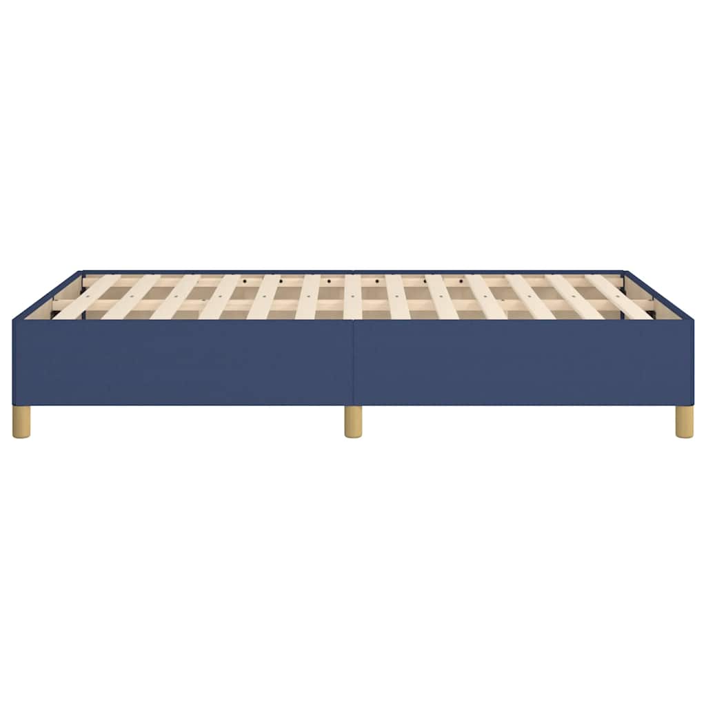 Cadru de pat fără saltea Albastru 120x190 cm țesătură GartenMobel Dekor