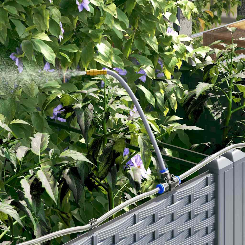 Ghivece pentru grădină Gri deschis 120 x 40 x 142 cm Oțel GartenMobel Dekor