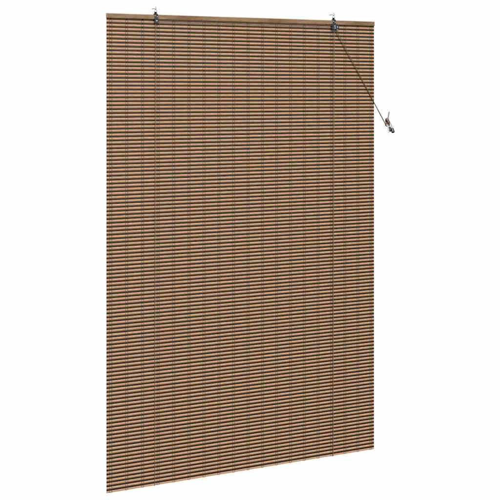 Jaluzea pentru Fereastră Geometric Maro 150 x 220 cm Bambus GartenMobel Dekor