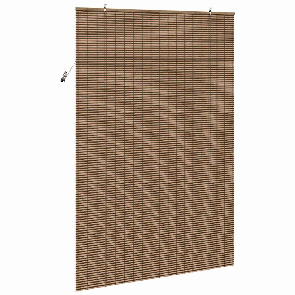 Jaluzea pentru Fereastră Geometric Maro 150 x 220 cm Bambus GartenMobel Dekor