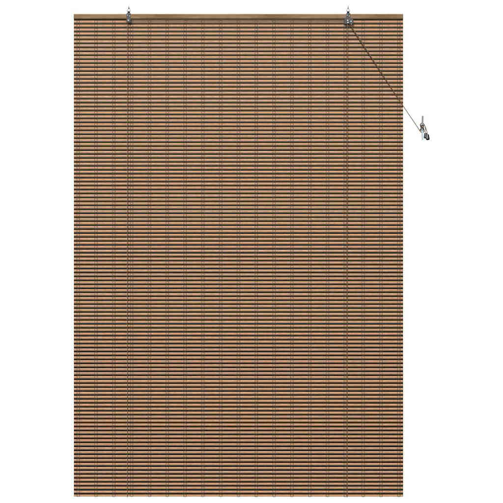 Jaluzea pentru Fereastră Geometric Maro 150 x 220 cm Bambus GartenMobel Dekor