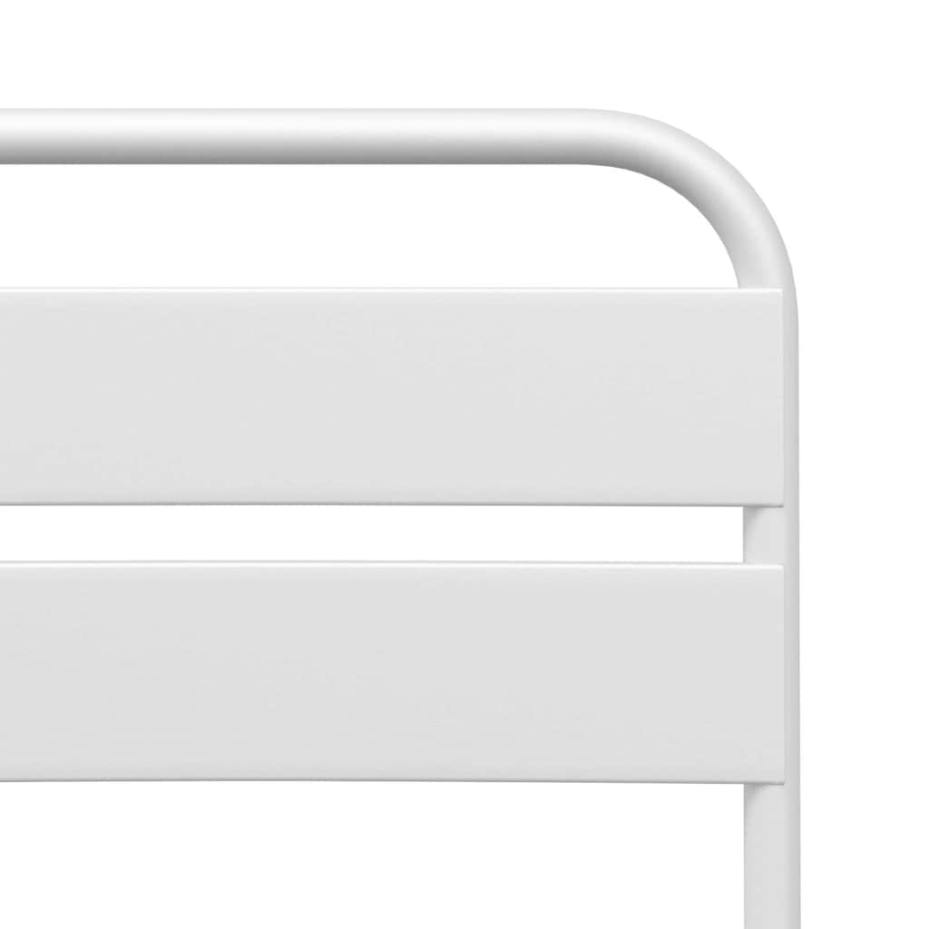 Scaun pliabil pentru grădină 2 pcs Alb 55 x 56.5 x 91cm Oțel GartenMobel Dekor