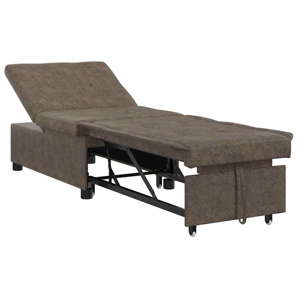 Canapea extensibilă Gri închis 67 x 194 x 38 cm GartenMobel Dekor