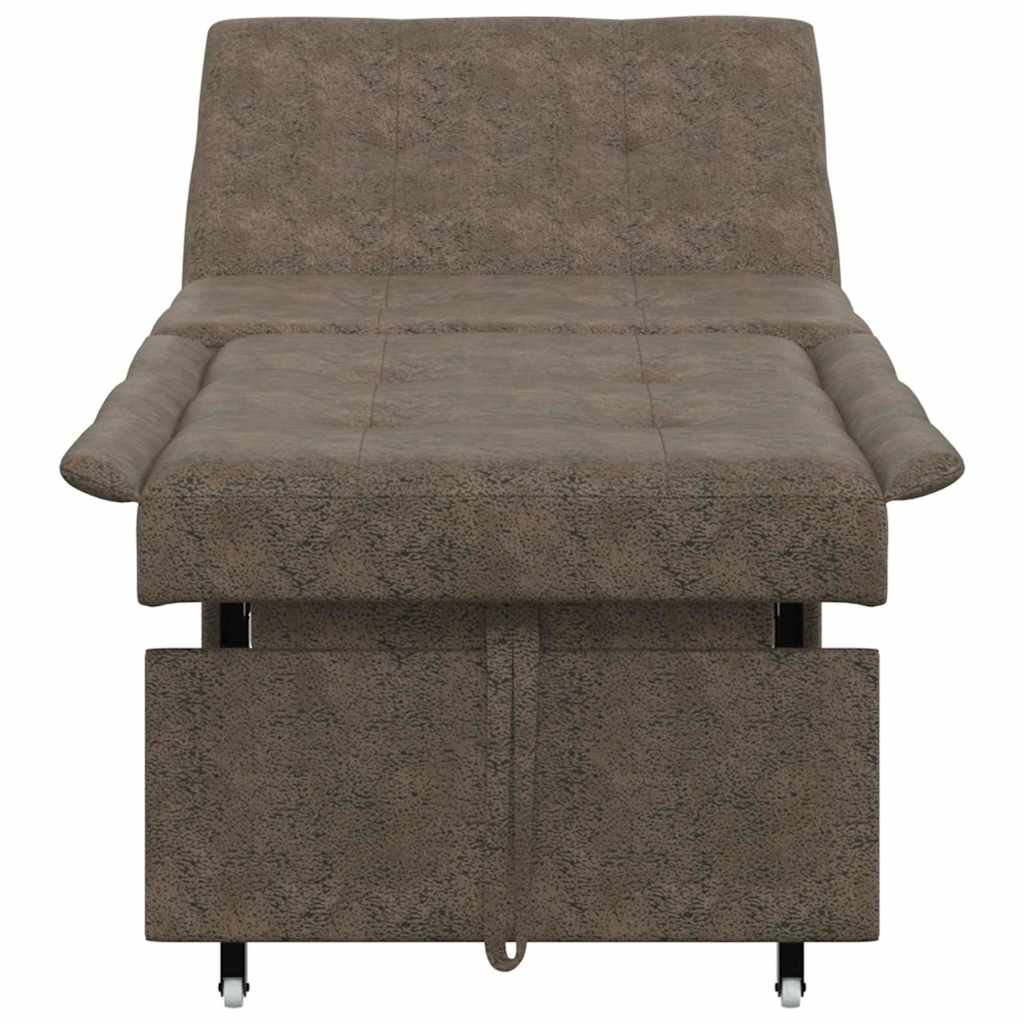 Canapea extensibilă Gri închis 67 x 194 x 38 cm GartenMobel Dekor