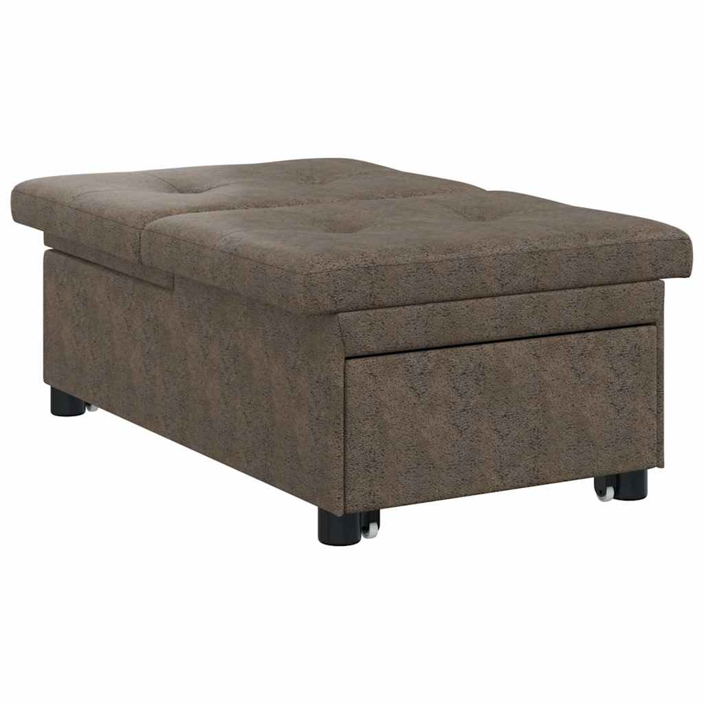 Canapea extensibilă Gri închis 67 x 194 x 38 cm GartenMobel Dekor