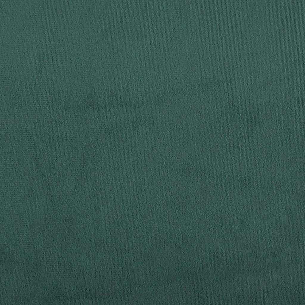 Canapea extensibilă Verde închis 67 x 194 x 38 cm Catifea GartenMobel Dekor