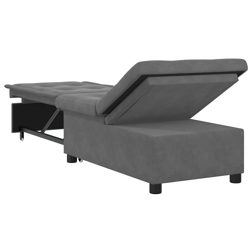 Pat canapea Gri închis 67 x 194 x 82 cm GartenMobel Dekor