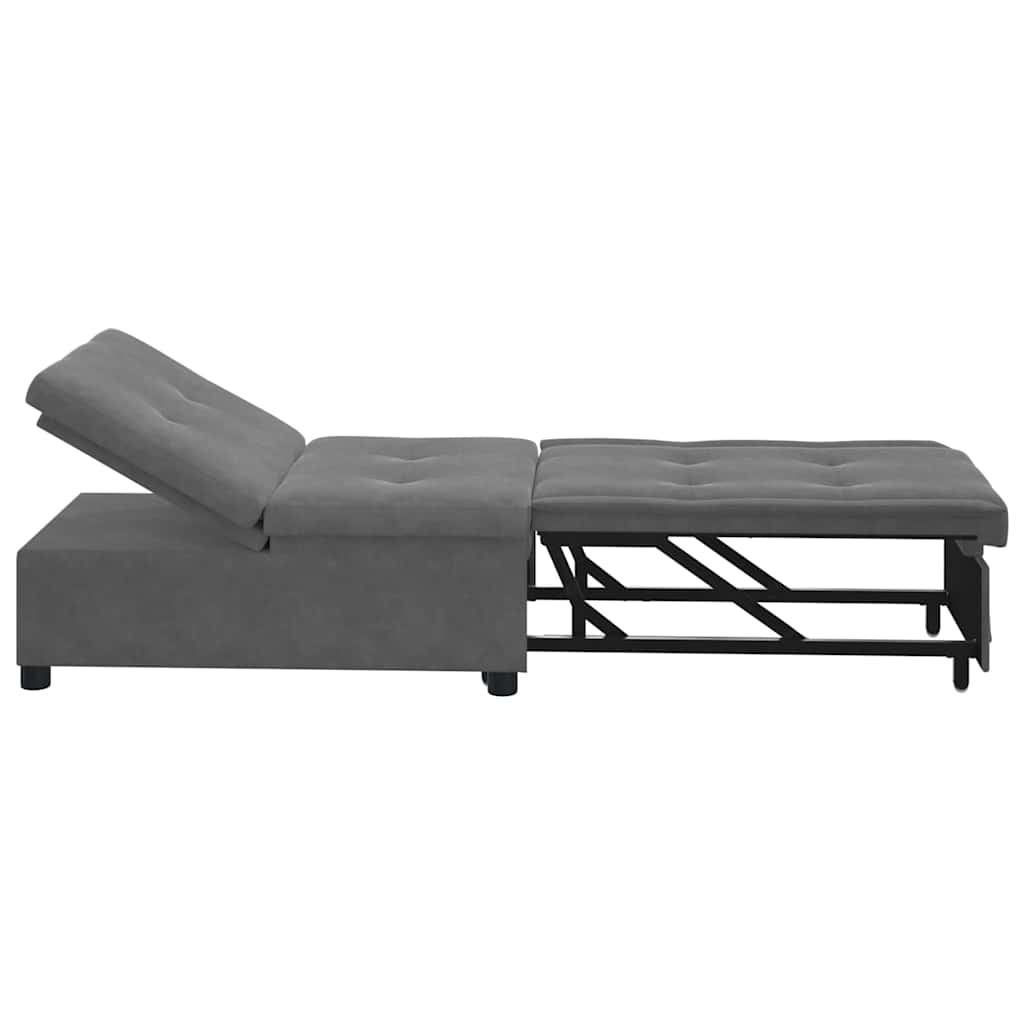 Pat canapea Gri închis 67 x 194 x 82 cm GartenMobel Dekor