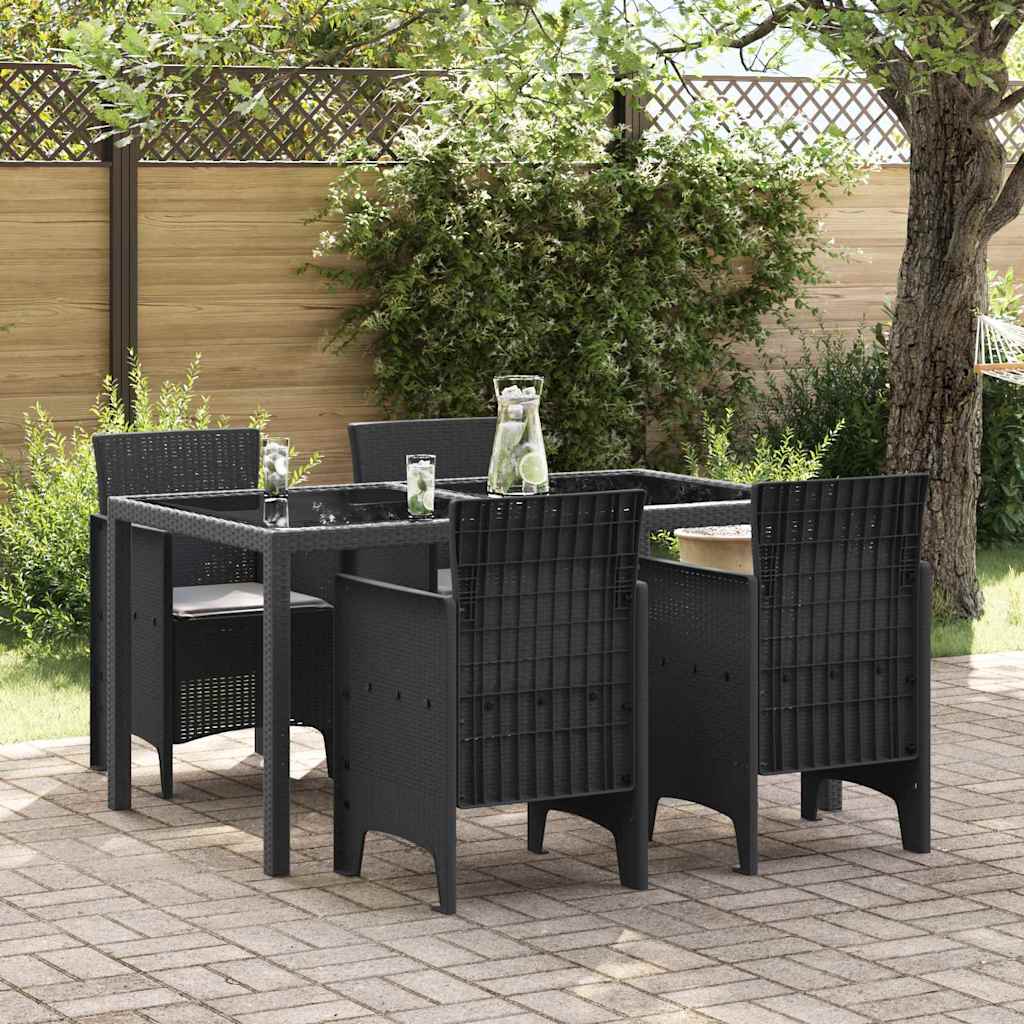 Scaun pentru Grădină 4 pcs Antracit Dimensiune: 53 x 49 x 85 cm GartenMobel Dekor