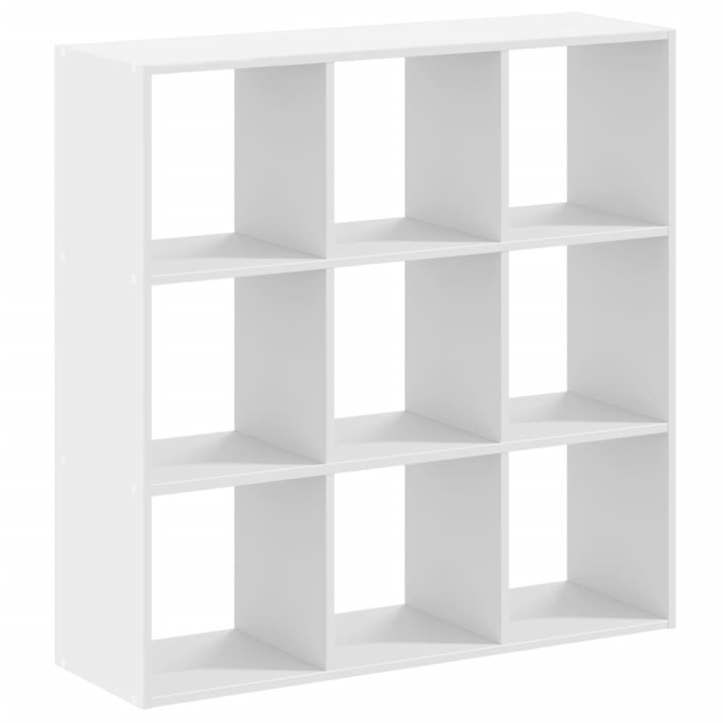 Bibliotecă, alb, 102x32x102 cm, lemn prelucrat GartenMobel Dekor