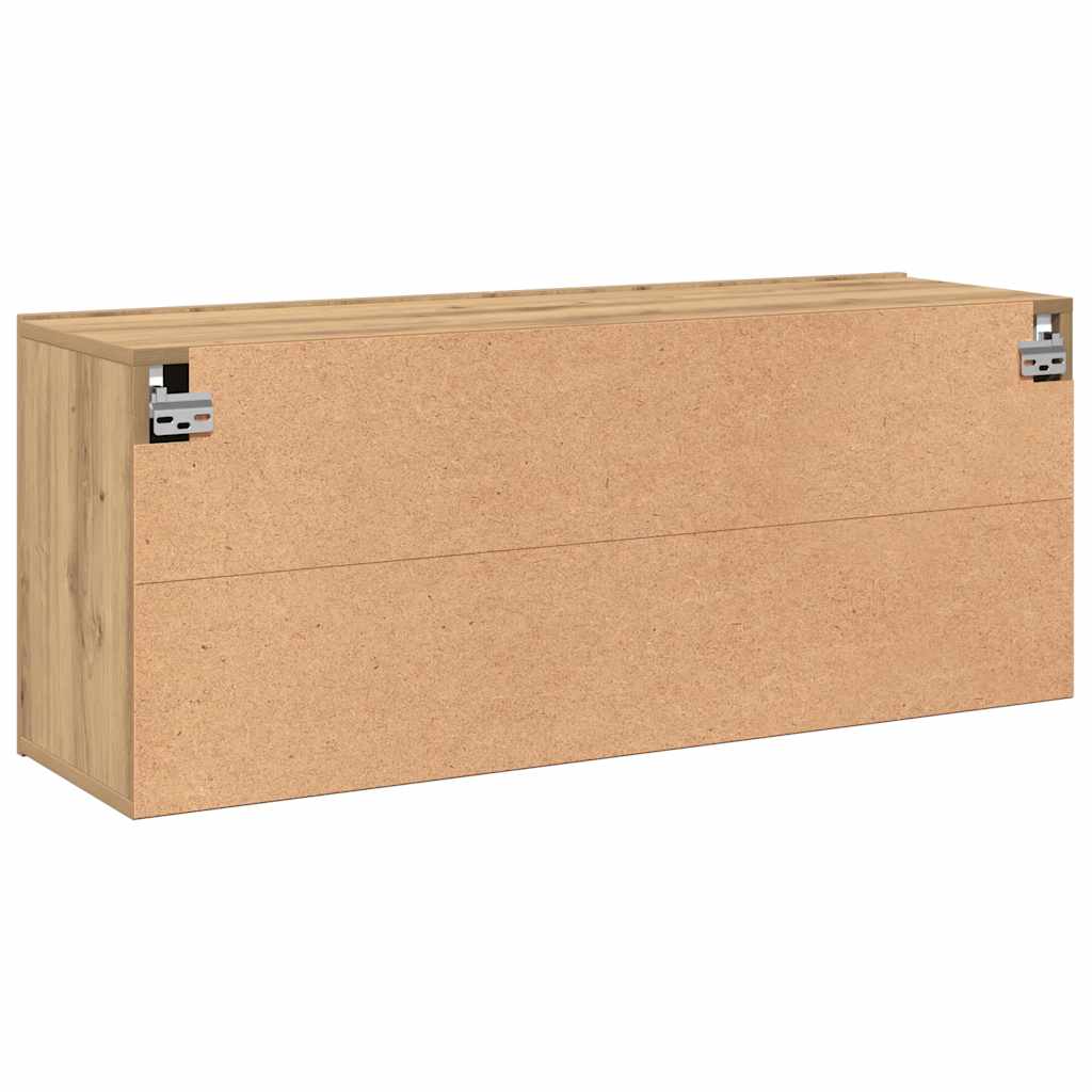 Comodă TV de perete, Stejar artizanal, 100x30x41 cm GartenMobel Dekor