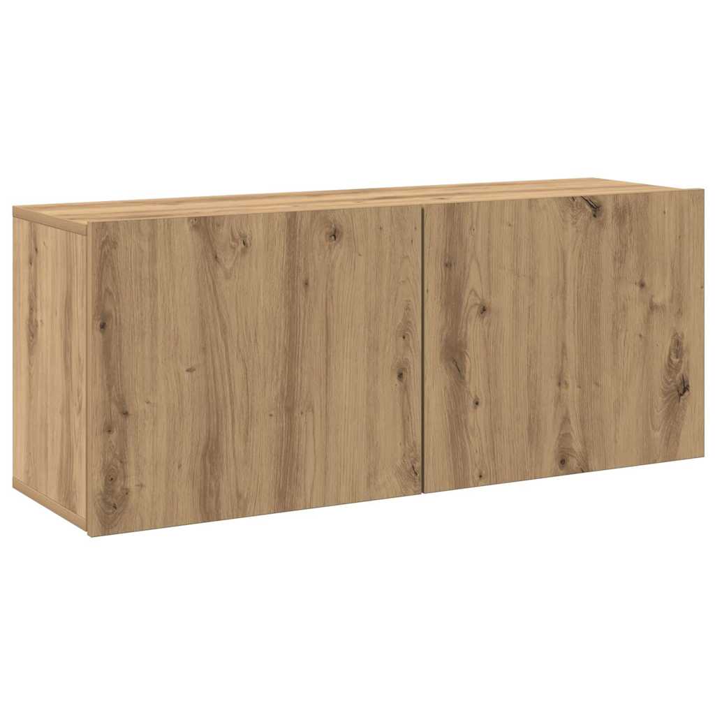 Comodă TV de perete, Stejar artizanal, 100x30x41 cm GartenMobel Dekor