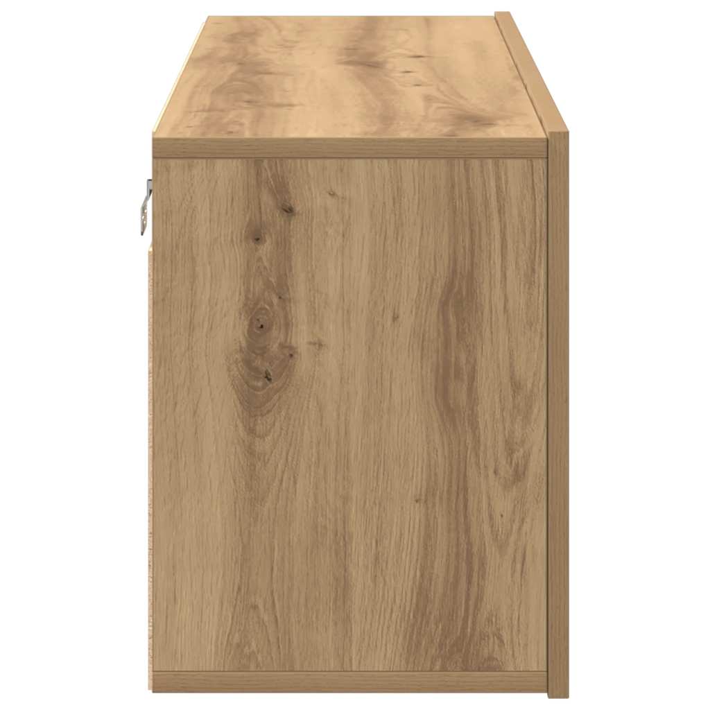 Comodă TV de perete, Stejar artizanal, 100x30x41 cm GartenMobel Dekor