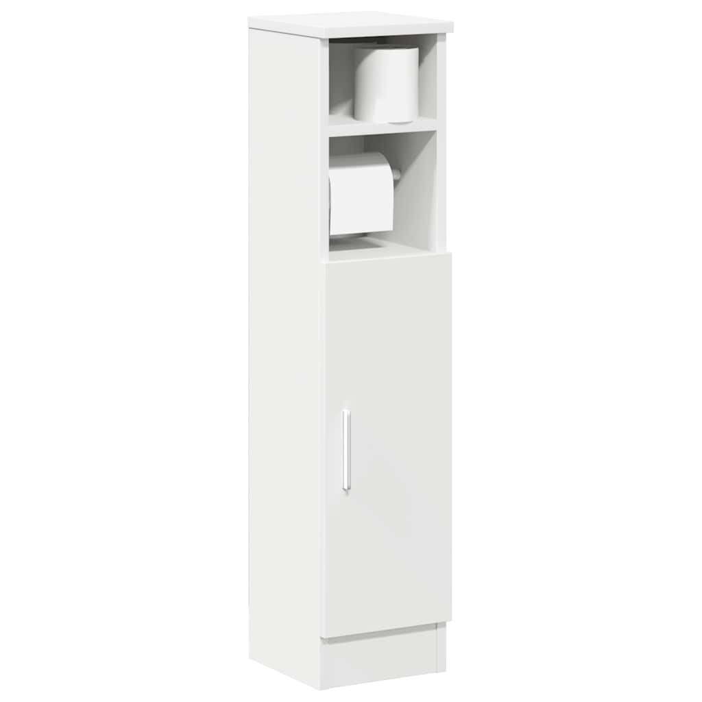 Dulap de baie cu suport role, alb, 20,5x22x90 cm GartenMobel Dekor