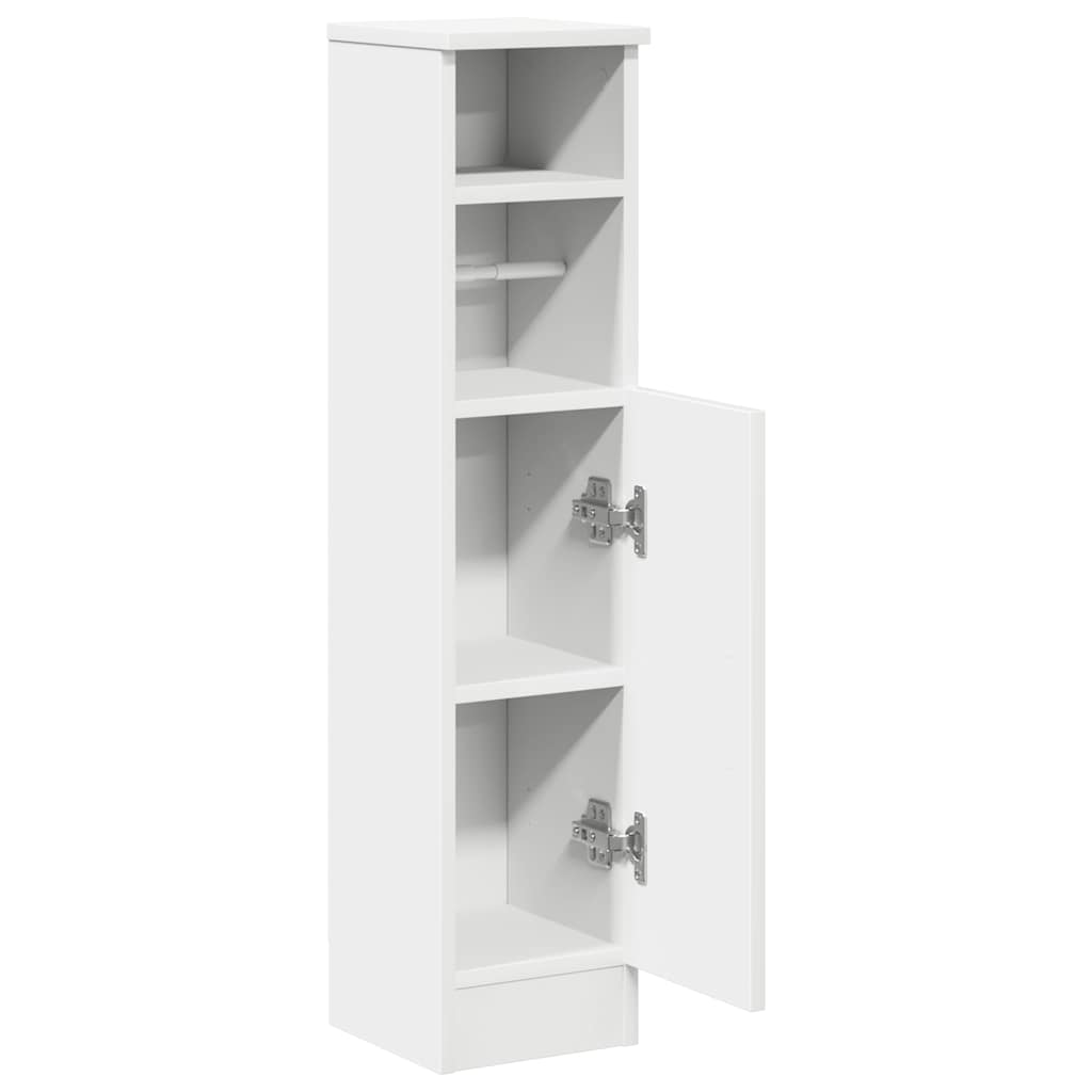 Dulap de baie cu suport role, alb, 20,5x22x90 cm GartenMobel Dekor
