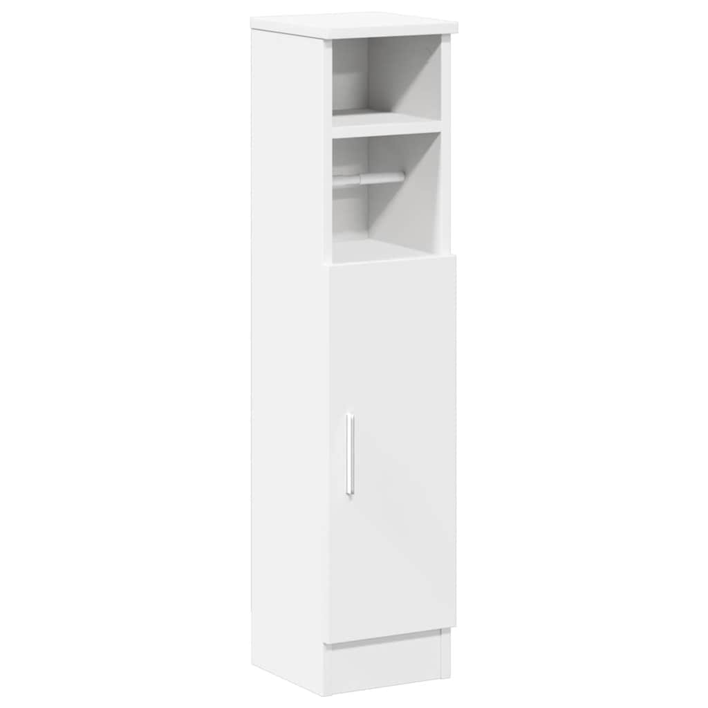 Dulap de baie cu suport role, alb, 20,5x22x90 cm GartenMobel Dekor