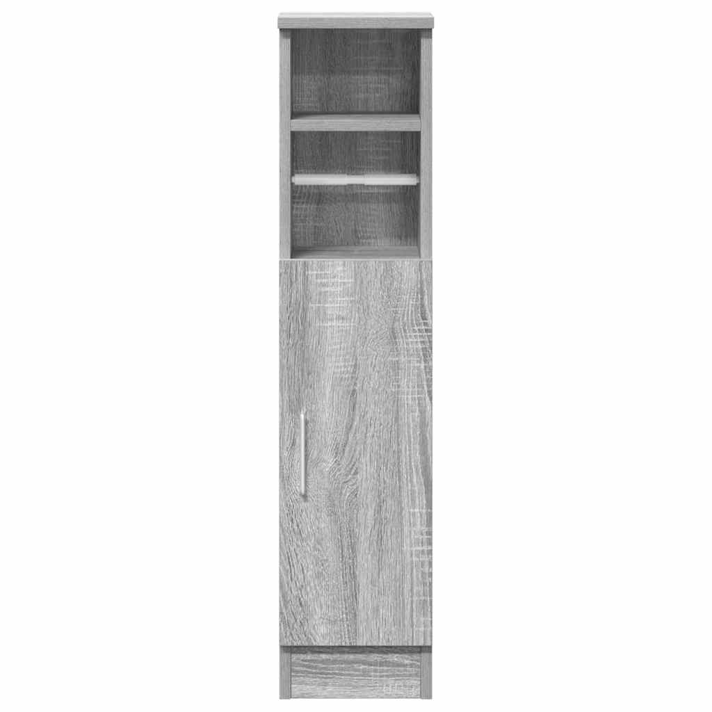 Dulap de baie cu suport role, sonoma gri, 20,5x22x90 cm GartenMobel Dekor