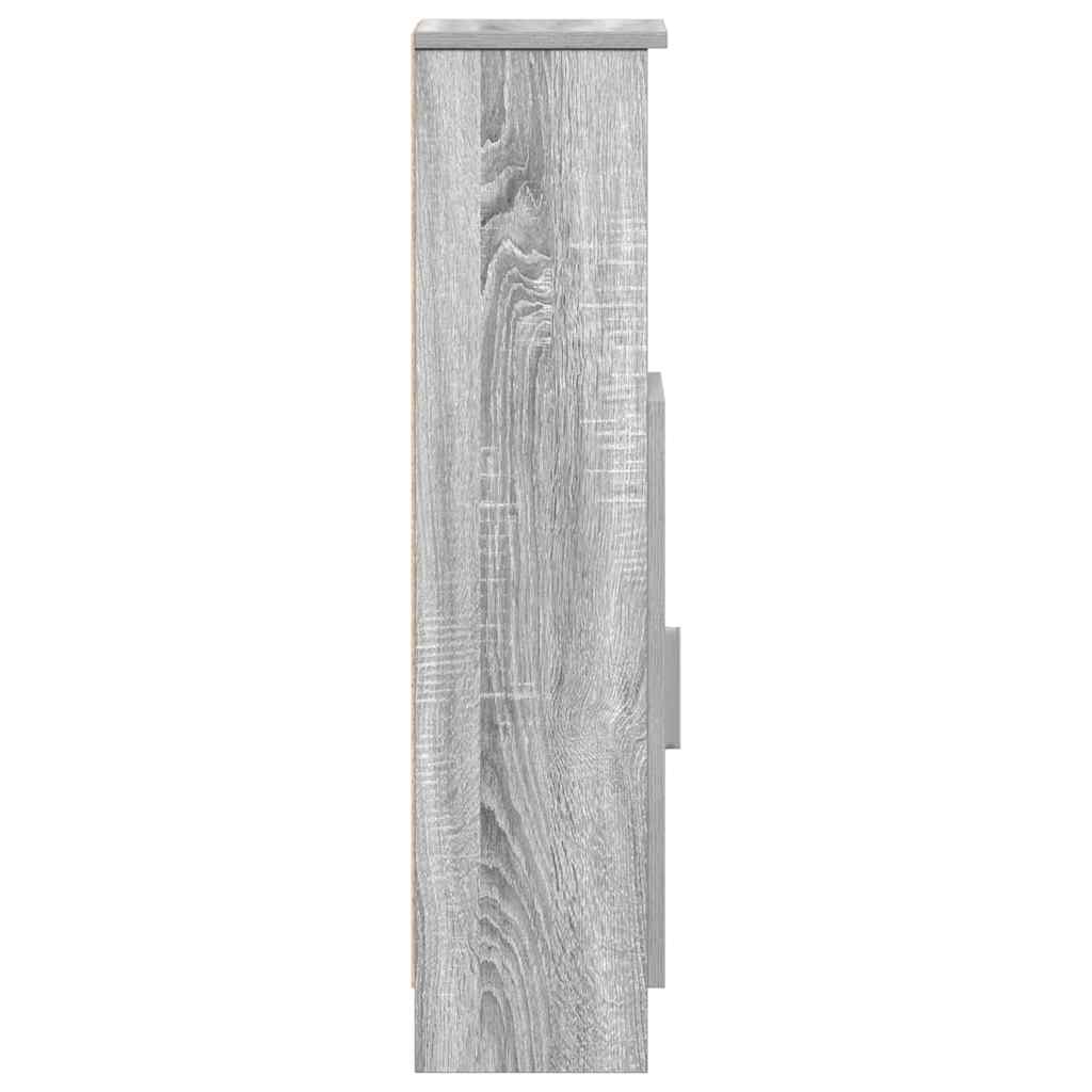 Dulap de baie cu suport role, sonoma gri, 20,5x22x90 cm GartenMobel Dekor