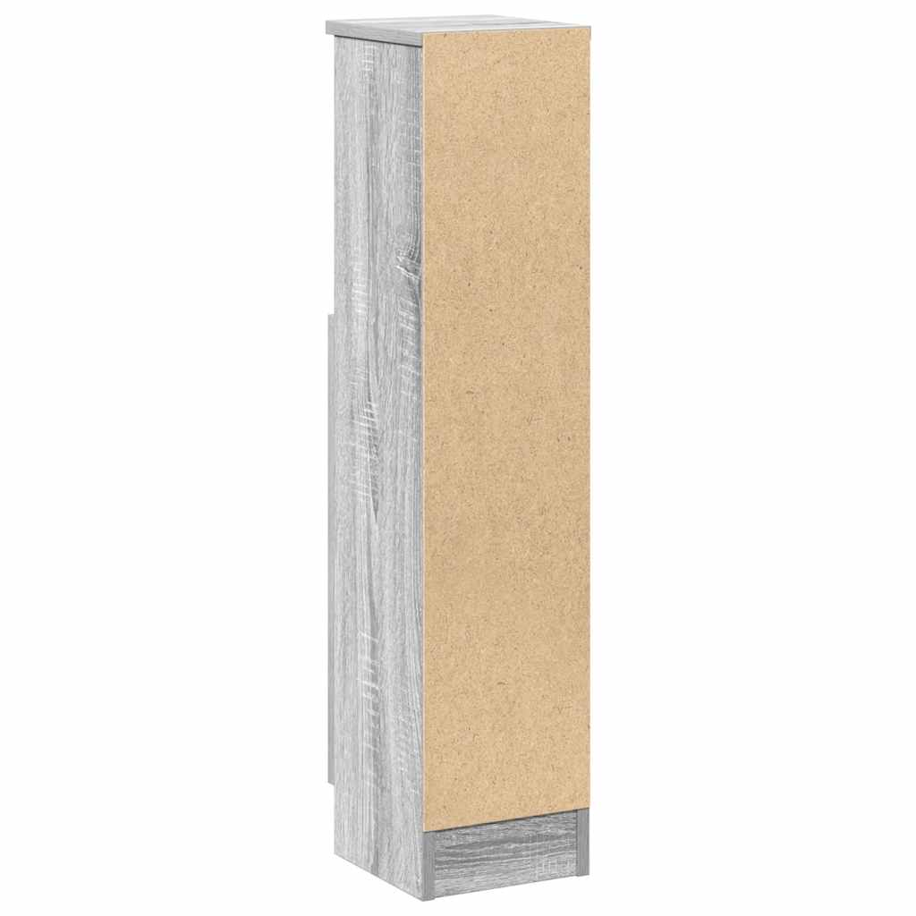 Dulap de baie cu suport role, sonoma gri, 20,5x22x90 cm GartenMobel Dekor