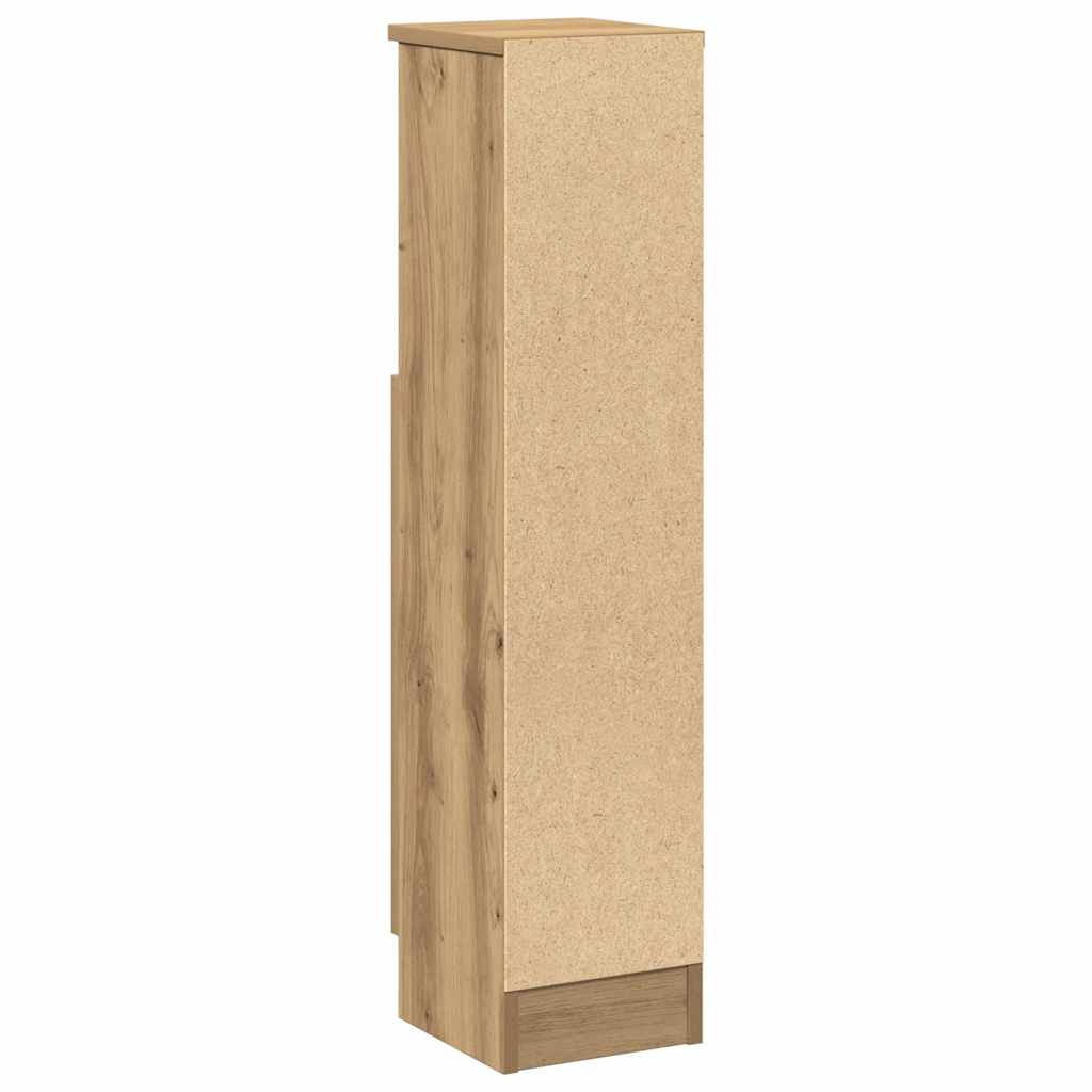 Dulap de baie cu suport role, stejar artizanal, 20,5x22x90 cm GartenMobel Dekor