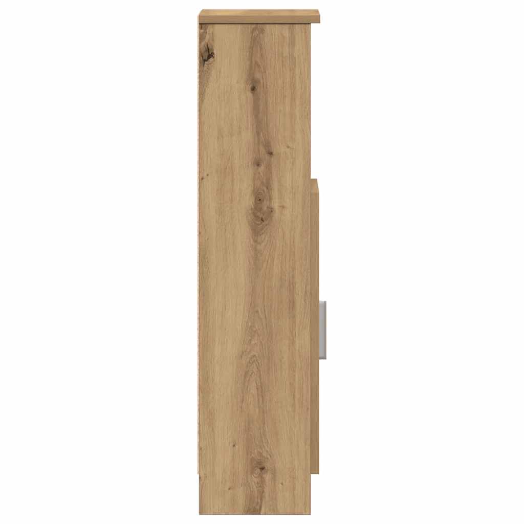 Dulap de baie cu suport role, stejar artizanal, 20,5x22x90 cm GartenMobel Dekor