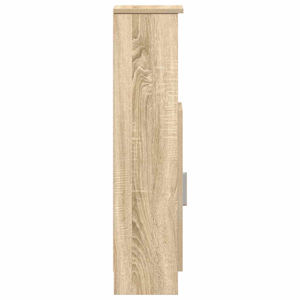 Dulap de baie cu suport role, stejar sonoma, 20,5x22x90 cm GartenMobel Dekor