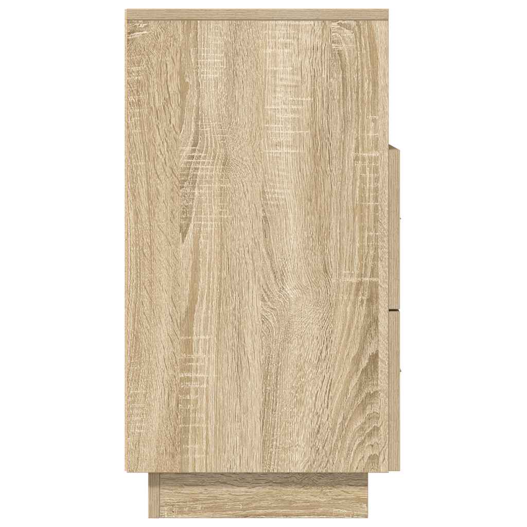 Noptiera cu 2 sertare Stejar Sonoma 36x36x68 cm GartenMobel Dekor