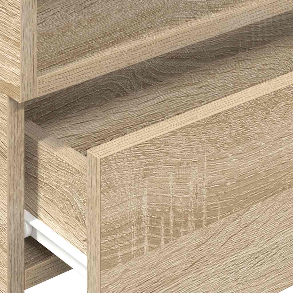 Noptieră de perete, stejar sonoma, 45x26x28,5 cm GartenMobel Dekor