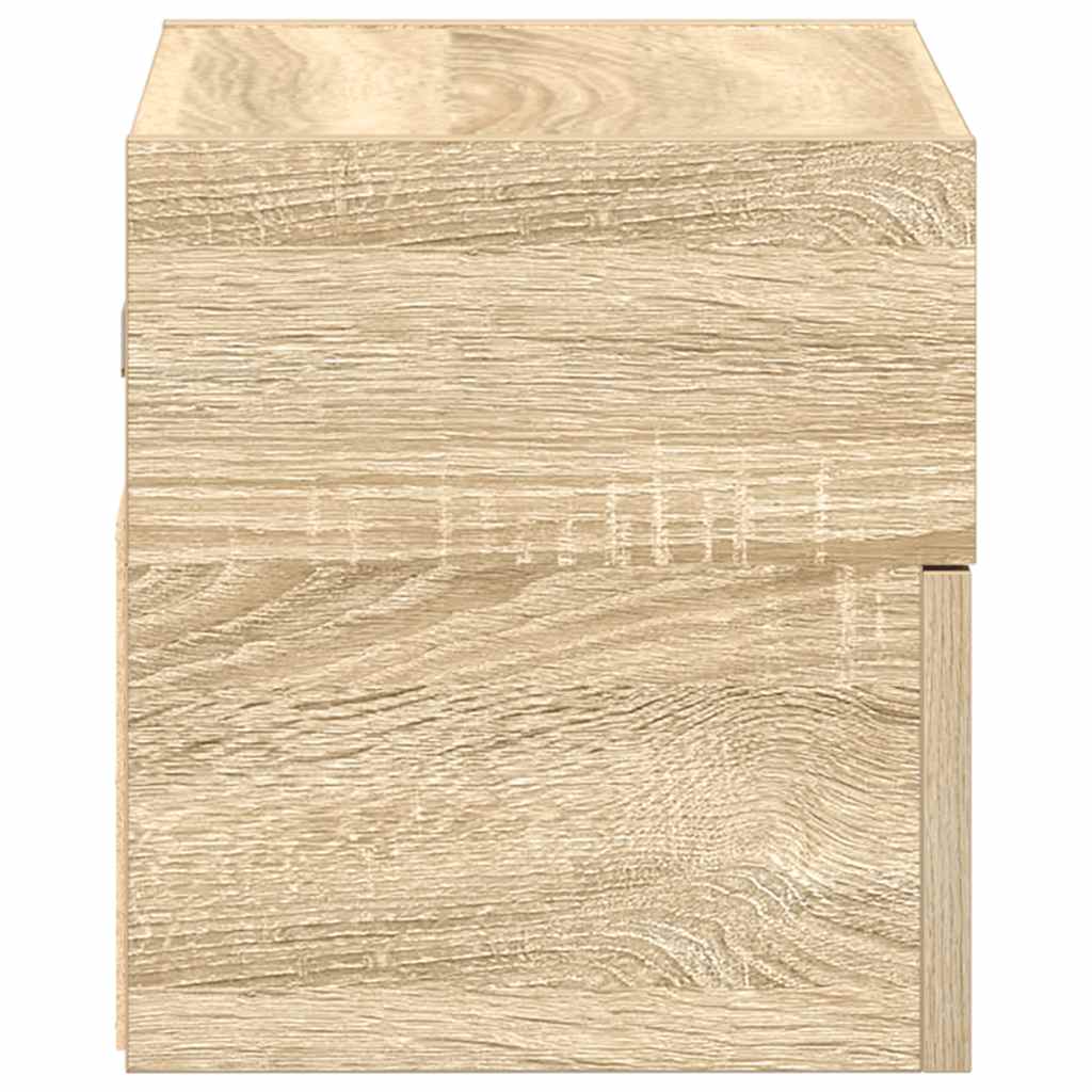 Noptieră de perete, stejar sonoma, 45x26x28,5 cm GartenMobel Dekor