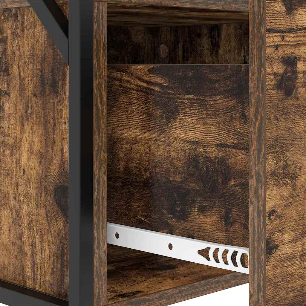 Dulap de noapte Stejar afumat 40 x 31 x 60 cm Lemn compozit GartenMobel Dekor