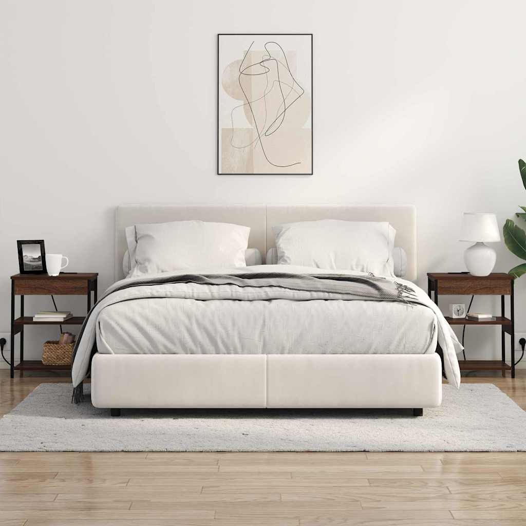 Dulap de noapte Stejar brun Lemn compozit GartenMobel Dekor