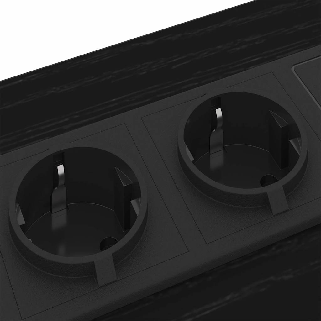 Dulap de noapte Stejar negru 42 x 41 x 61 cm Lemn compozit GartenMobel Dekor