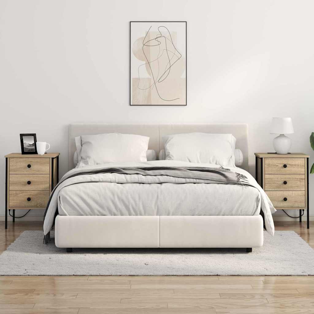 Dulap de noapte Stejar sonoma 42 x 41 x 61 cm Lemn compozit GartenMobel Dekor