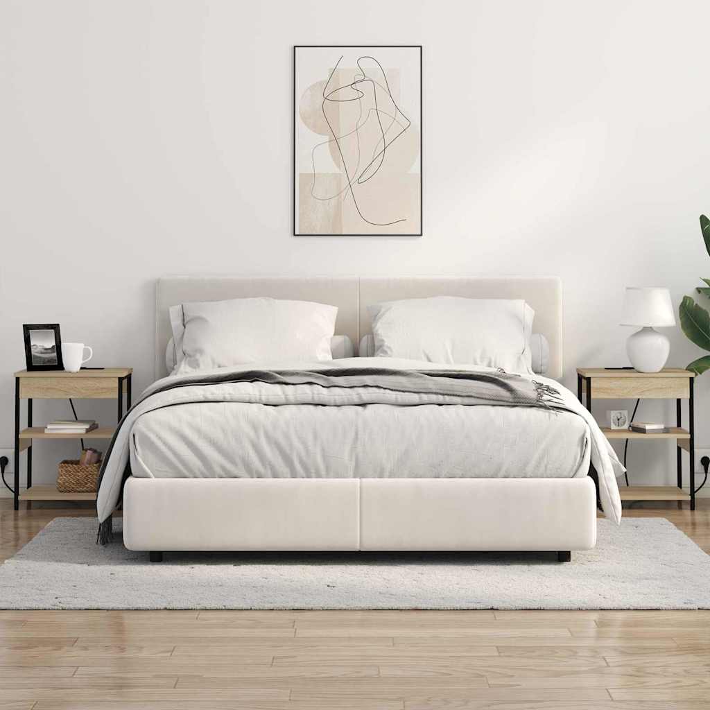 Dulap de noapte Stejar sonoma Lemn compozit GartenMobel Dekor