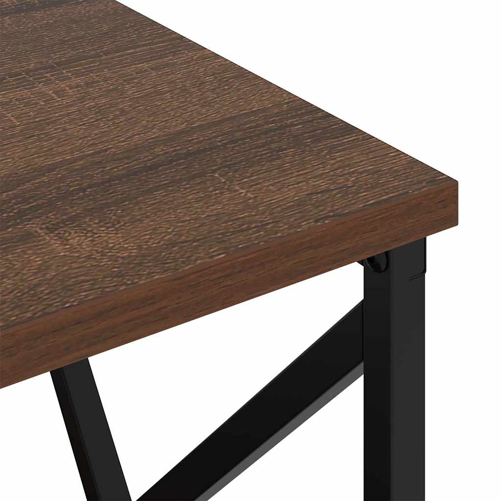 Cabinet de noptiere cu stație de încărcare 2 pcs Stejar brun GartenMobel Dekor