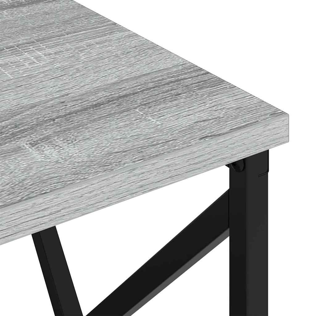 Cabinet de noptiere cu stație de încărcare 2 pcs sonoma gri GartenMobel Dekor