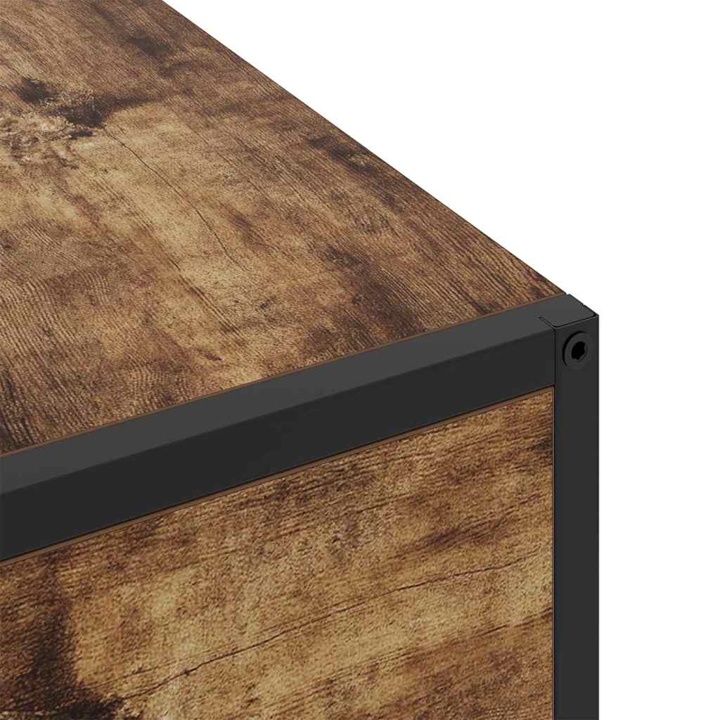 Dulap de noapte Stejar afumat 40 x 27 x 76 cm Lemn compozit GartenMobel Dekor