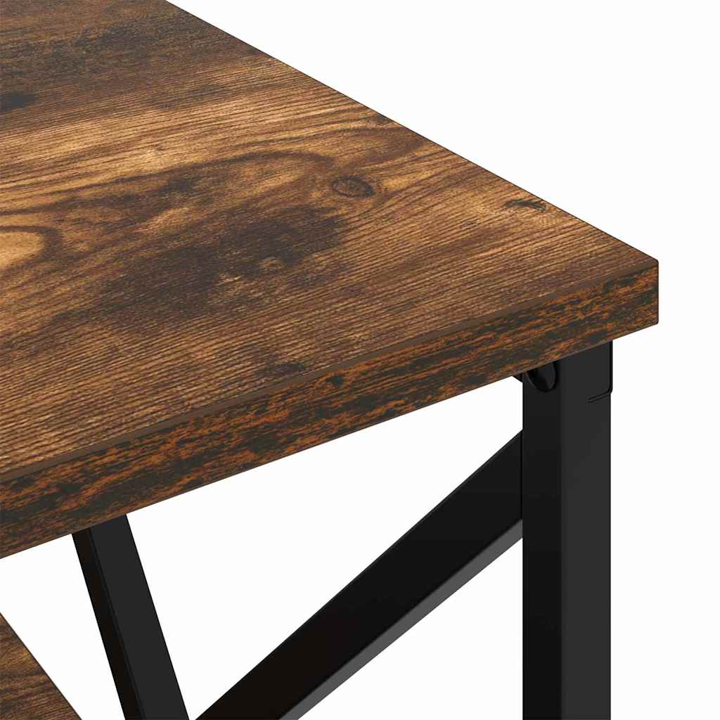 Dulap de noapte Stejar afumat 41.5 x 40.5 x 55 cm Lemn compozit GartenMobel Dekor