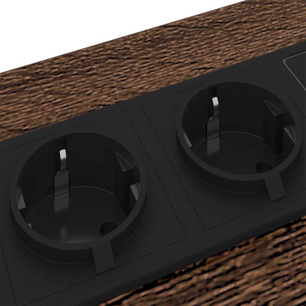 Dulap de noapte Stejar brun 41.5 x 40.5 x 55 cm Lemn compozit GartenMobel Dekor